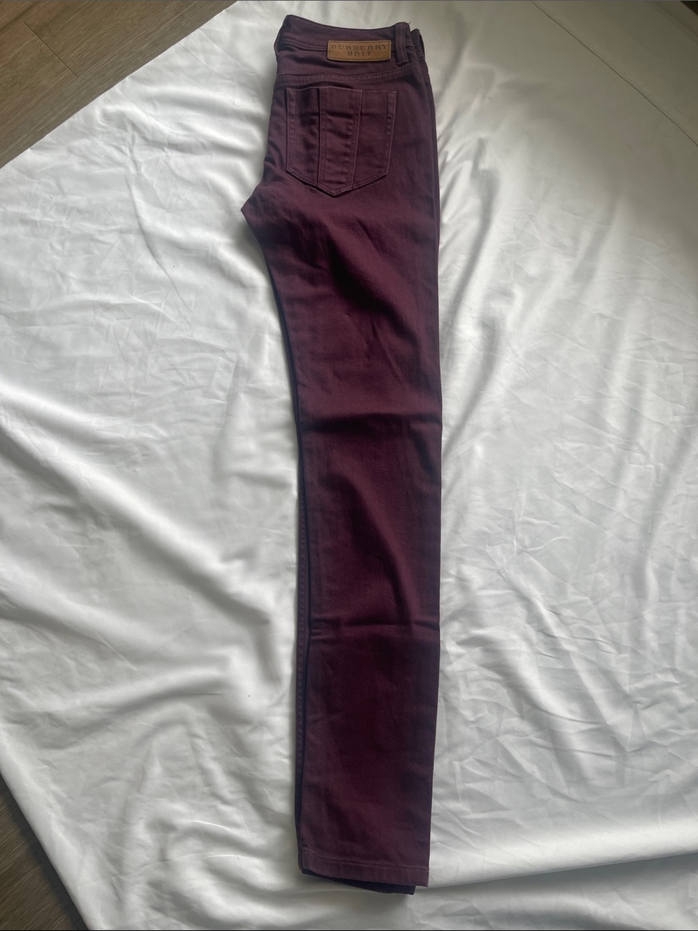 Burberry Brit Deep Plum Skinny Jeans